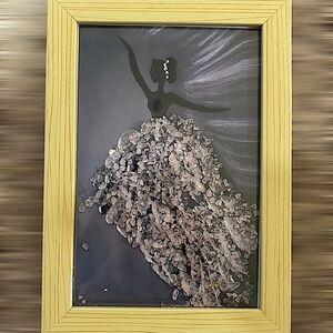 Handmade Ballerina Rose Quartz Frame